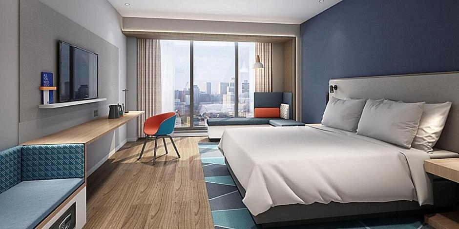Holiday Inn Express Shanghai Baoyang By Ihg Exterior foto